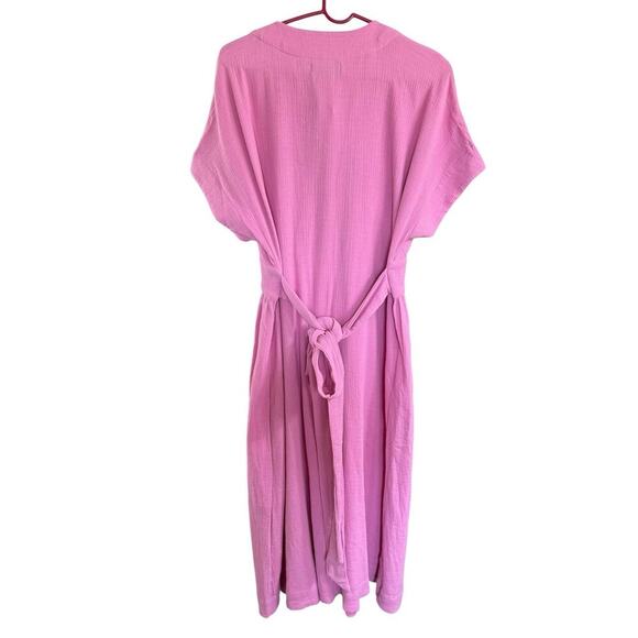 Hatch The Carolina Dress Orchid Pink Maxi Sz 4 Relaxed Cottagecore Bohemian NWT - Picture 3 of 8